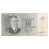 Finland 1965 10 Markkaa Note, Pick #100, VF