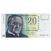 Finland 1993 20 Markkaa Note, Pick #122, VF
