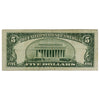 USA 1953B $5 Note, FR #1534, F