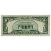 USA 1953C $5 Note, FR #1535, VF-EF