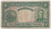 Bahamas 1936 4 Shilling Note, Pick #9a, VG