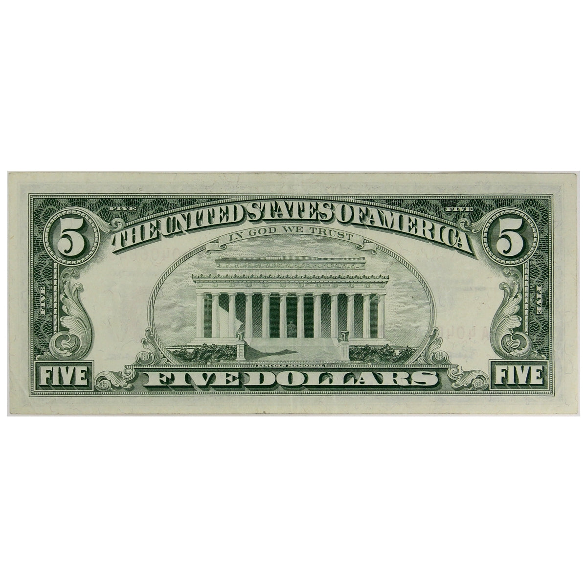 USA 1963 $5 Note, FR #1536, Granahan-Dillion, VF-EF