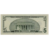 USA 1999 $5 Note, FR #1987G*, Star Note, CUNC