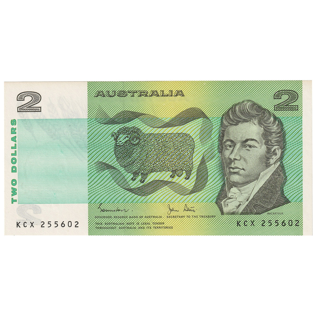 Australia 2 Dollar Note, Pick #43d, UNC