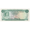 Bahamas L. 1965 1 Dollar Note, Pick #18b, 3 Signatures, EF