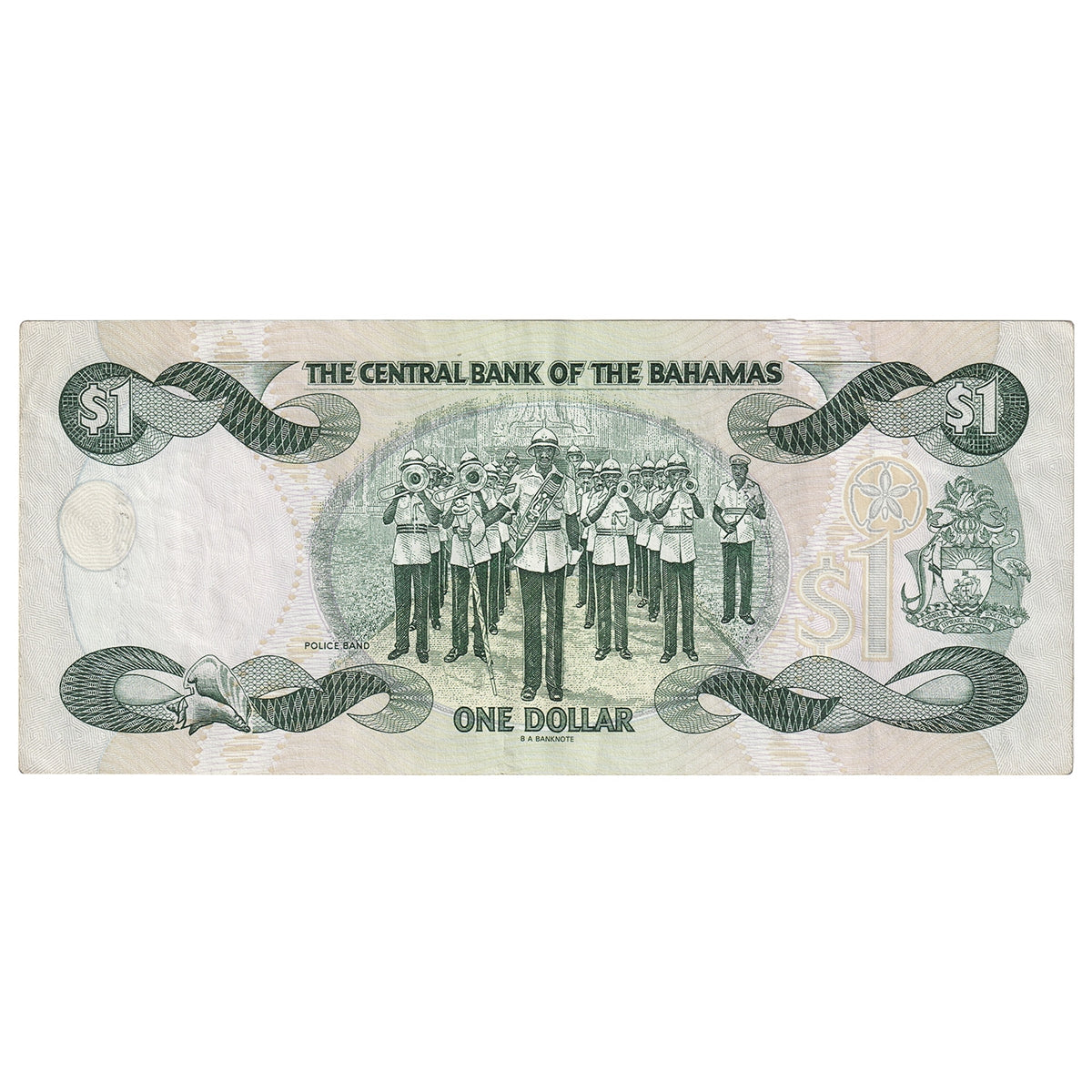 Bahamas 1996 1 Dollar Note, Pick #57a, AU