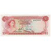 Bahamas 1965 3 Dollar Note, Pick #19a, 2 Signatures, UNC