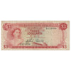 Bahamas 1965 3 Dollar Note, Pick #19a, 2 Signatures, Circ