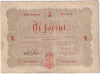 Hungary 1848 5 Forint Note, Pick #S116, VF