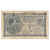 Belgium 1921 1 Franc Note, Pick #92, VF