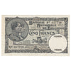 Belgium 1937 5 Franc Note, Pick #108a, EF