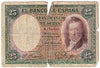 Spain 1931 25 Pesetas Note, Pick #81, Circ.