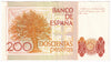 Spain 1980 200 Pesetas Note, Pick #156, EF-AU