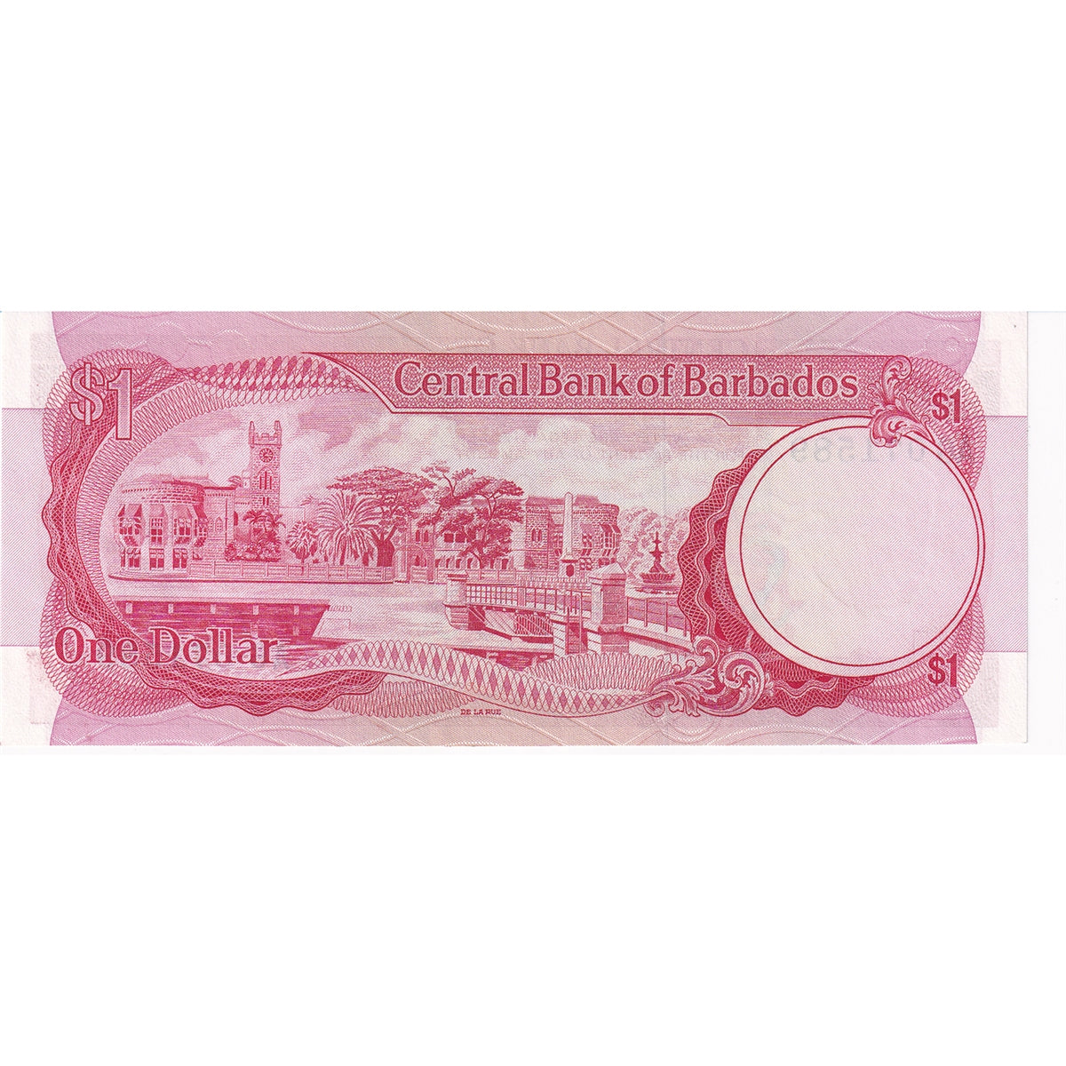 Barbados Note 1973 1 Dollar, UNC