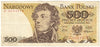 Poland 1974 500 Zlotych Note, Pick #145a, VF-EF
