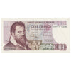 Belgium 1971 100 Franc Note, Pick #134b, EF-AU