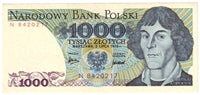 Poland 1975 1,000 Zlotych Note, Pick #146a, AU