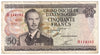 Luxembourg 1972 50 Francs Note, Pick #55a, F-VF