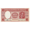 Chile 10 Pesos Note, Pick #103, UNC