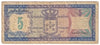 Netherlands Antilles 1980 5 Gulden Note, Pick #15a, Circ.