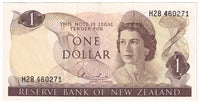 New Zealand 1977-81 1 Dollar Note, Pick #163d, EF