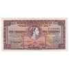 Bermuda 1957 5 Shilling Note, Pick #18b, VF