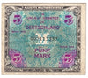 Germany 1944 5 Mark Note, EF