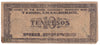 Philippines Note 1942 10 Pesos Bohol, VG