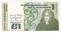 Ireland 1982-87 1 Pound Note, E138, AU