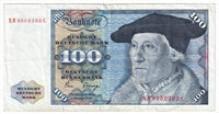 Germany 1980 100 Deutsche Mark Note, Pick #34d, VF