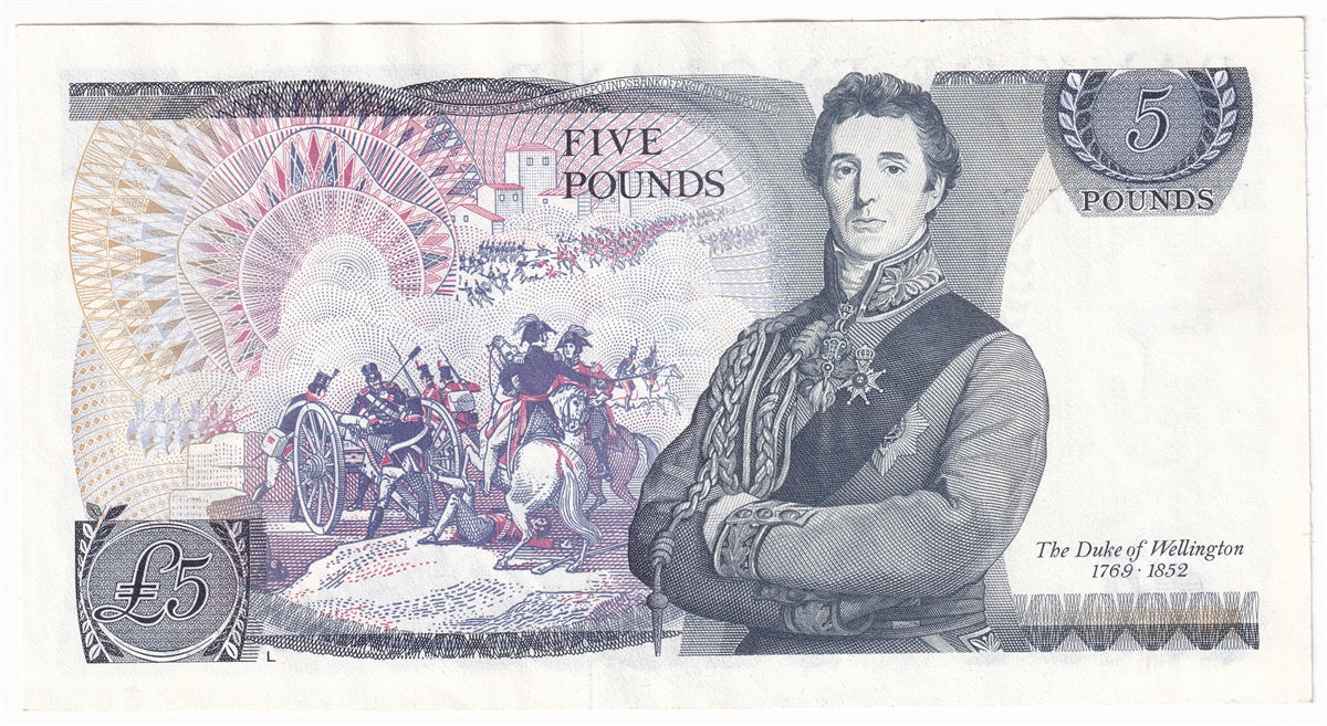 Great Britain 1980 5 Pound Note, BE113c, AU