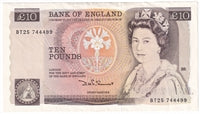 Great Britain 1984 10 Pound Note, BE62b, AU
