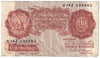 Great Britain 1950 10 Shilling Note, BE30c, F-VF