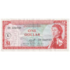 East Caribbean States 1965 1 Dollar Note, Pick #13f, Signature 10, EF