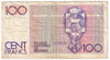 Belgium 1978-81 100 Francs Note, Pick #140a, F