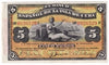 Cuba 1896 5 Pesos Note, Pick #48b, AU