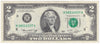 USA 1976 $2 Note, FR #1935H, Neff-Simon, St. Louis, EF-AU
