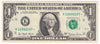 USA * 1977A $1 Note, FR #1910K, Dallas Star, AU