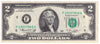 USA 1976 $2 Note, FR #1935F, Neff-Simon, Atlanta, CUNC