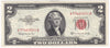 USA 1953C $2 Note, FR #1512, Granahan-Dillon, AU