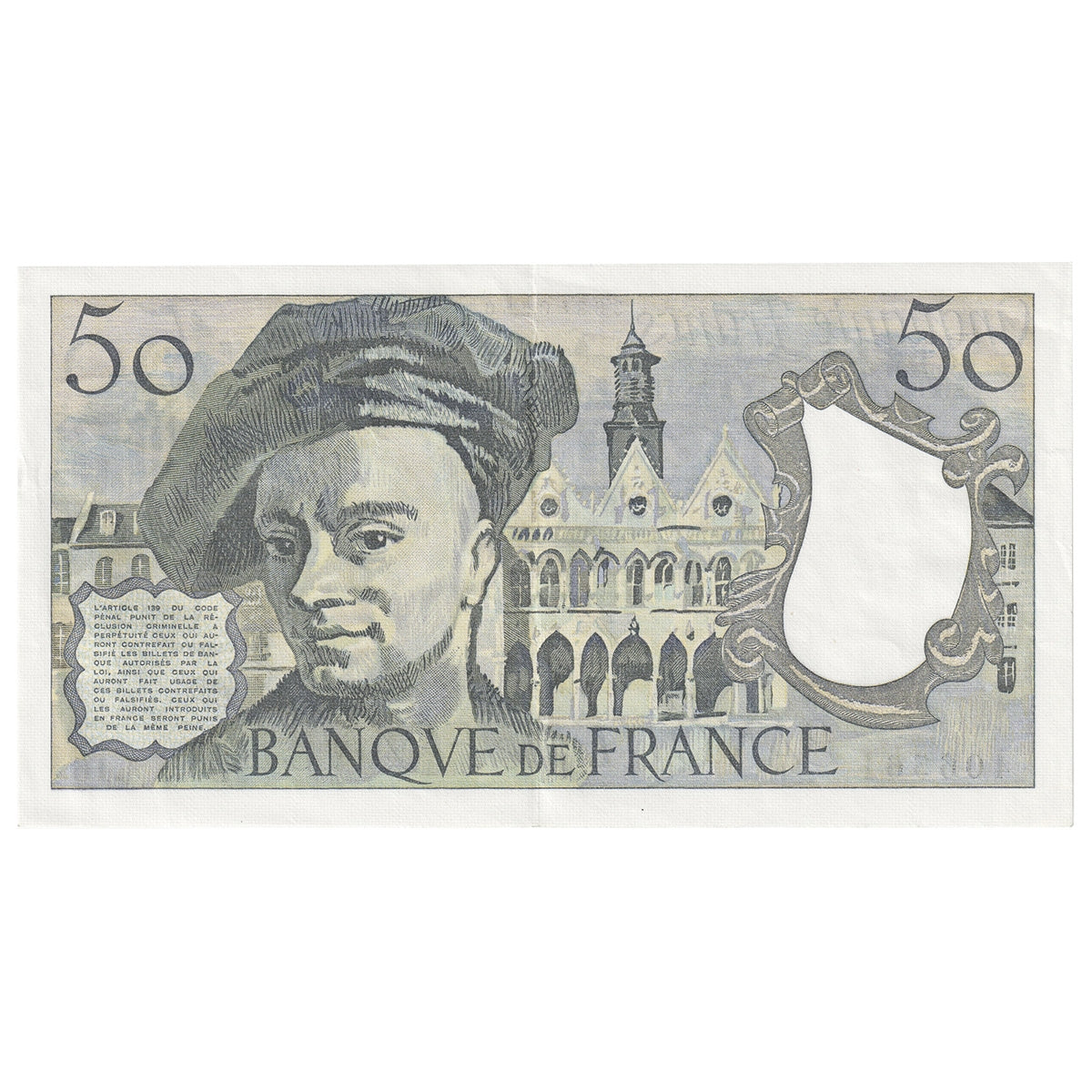 France 1978 50 Franc Note, Pick #152a, EF-AU