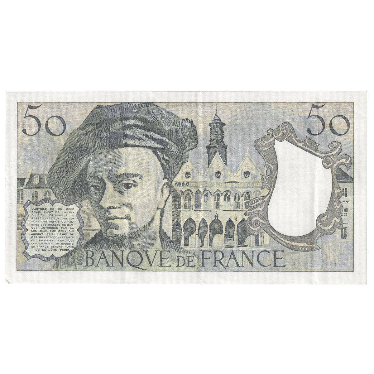 France 1978 50 Franc Note, Pick #152a, EF