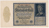 Germany 1922 10,000 Mark Note, Pick #72, AU-UNC