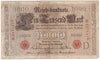 Germany 1910 1,000 Mark Note, Pick #44a, 6 Digit, F