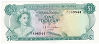 Bahamas 1974 1 Dollar Note, Pick #35a Donaldson, AU-UNC