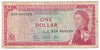 East Caribbean States 1965 1 Dollar Note, Pick #13c, Signature 4, F