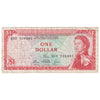 East Caribbean States 1965 1 Dollar Note, Pick #13d, Signature 5, VF