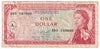 East Caribbean States 1965 1 Dollar Note, Pick #13h A Overprint, VF