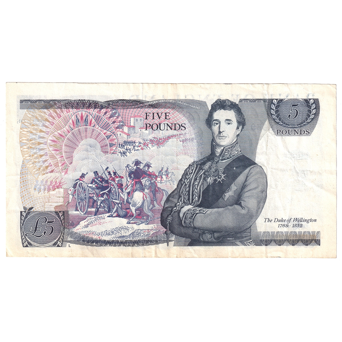 Great Britain 1980 5 Pound Note, BE116b, VF