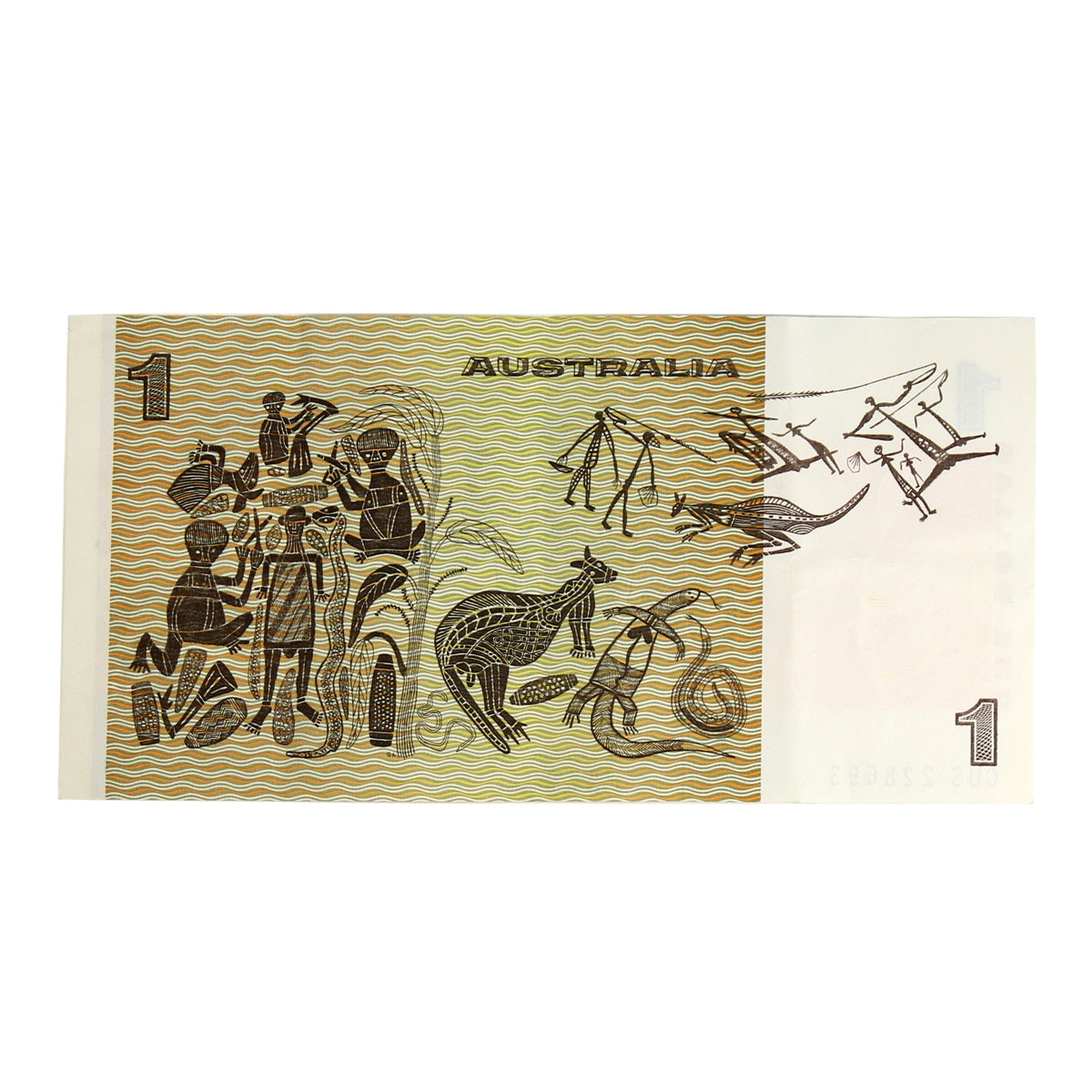 Australia 1979 1 Dollar Note, Pick #42c, EF